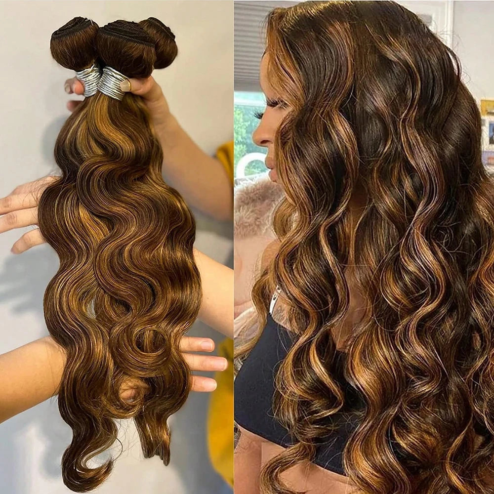 Sleek Ombre Body Wave Hair
