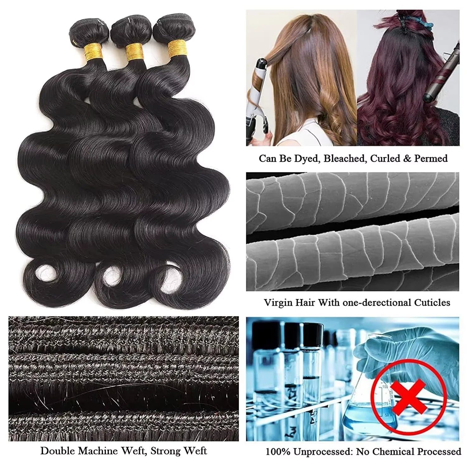 Classic Loose Body Wave Bundles