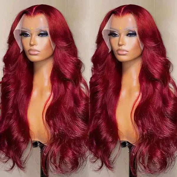 Crimson Body Wave Luxe Human Hair Wig
