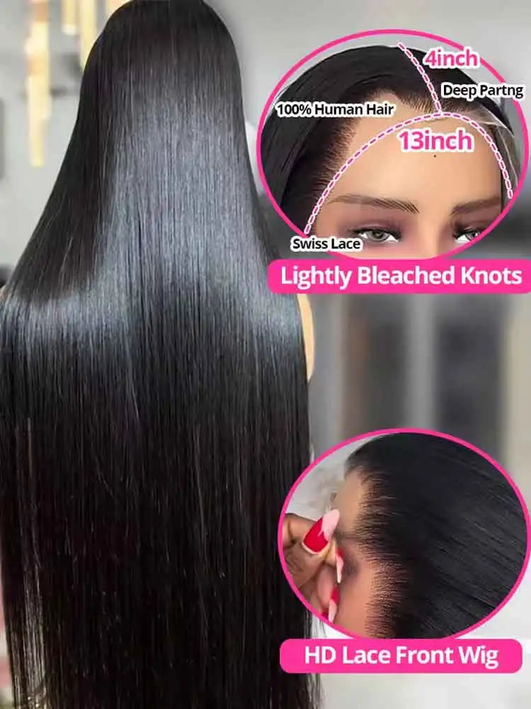 Silky HD Lace Straight Wig